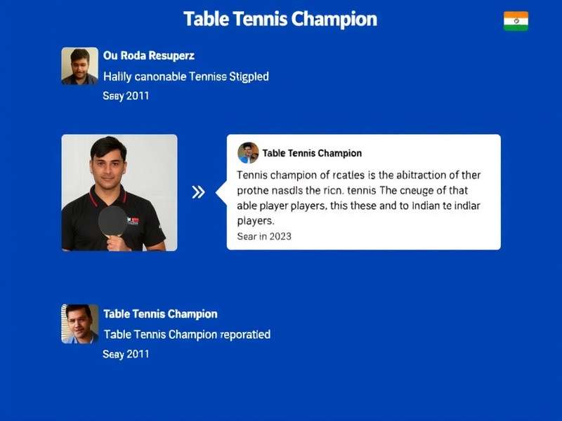 Screenshot of Table Tennis Champion positive reviews from Indian players